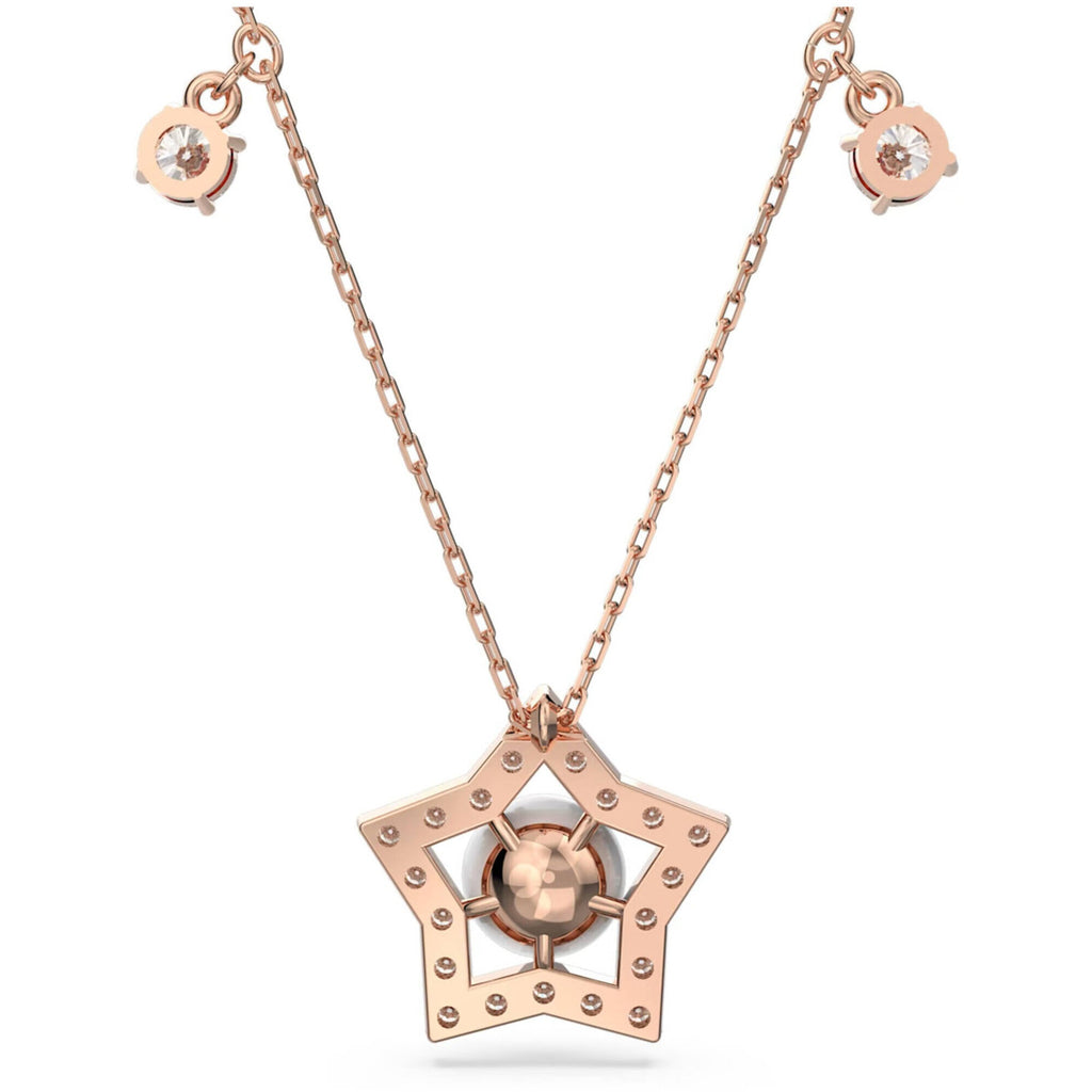 Swarovski Women's Necklace - Stella Pavé-Embellished Star Motif with Pearl | 5645382