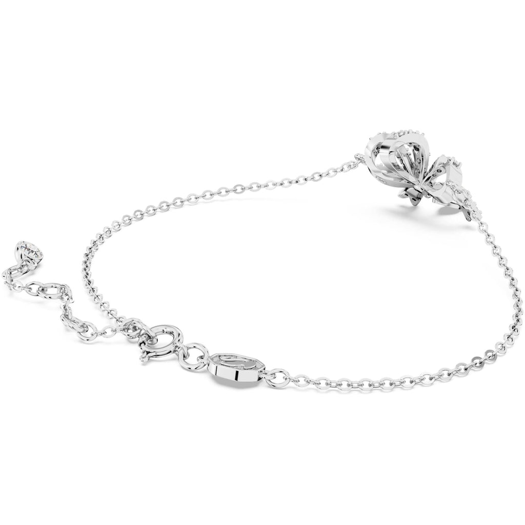 Swarovski Women's Bracelet - Hyperbola Bow-Inspired Shape Rhodium Plated | 5647581