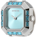Invicta Women's Mini Ring Watch - Angel Light Blue Dial Silver Band Crystal | 49579