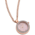 Invicta Women's Necklace Watch - Mini Angel Quartz Rose Gold MOP Dial Chain | 49933