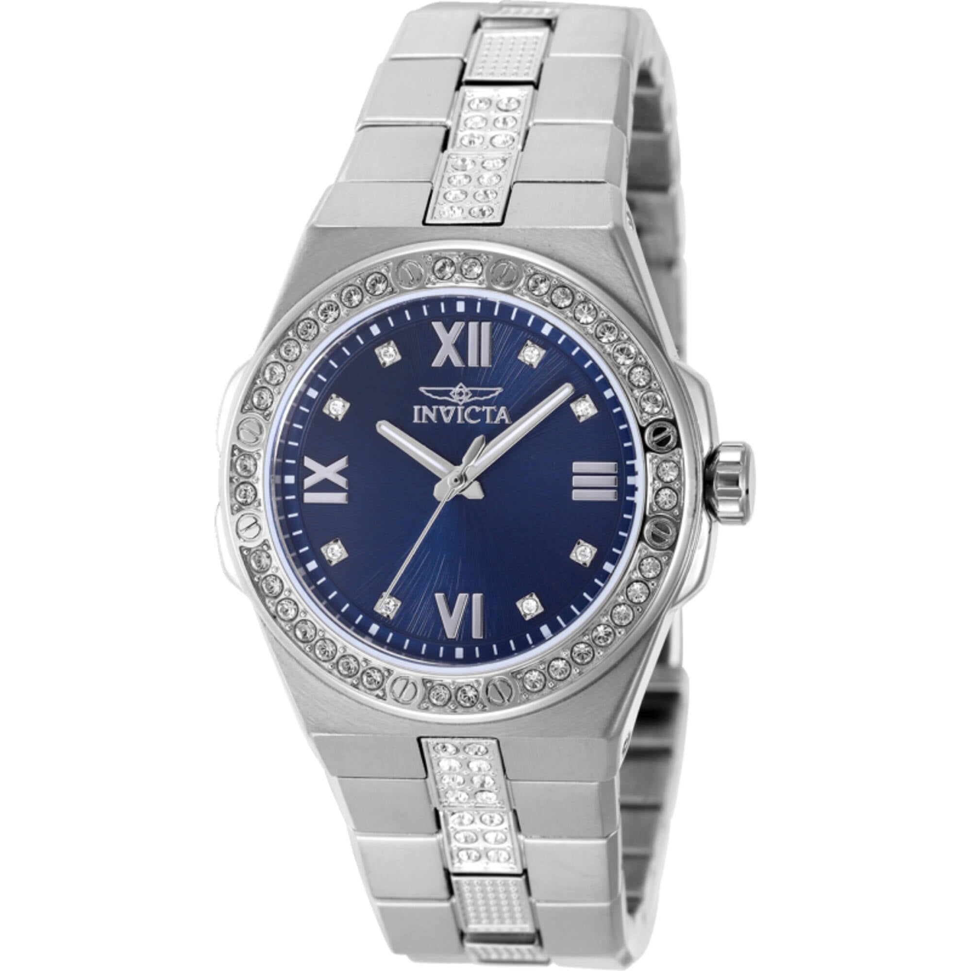 Invicta Women's Watch - Specialty Quartz Blue Dial Stainless Steel Bracelet | 50187