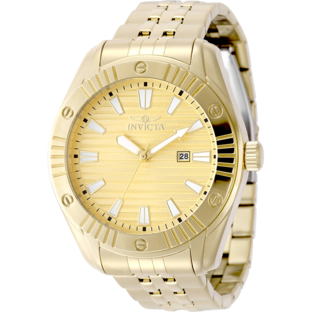 Invicta Women's Watch - Angel Gold Tone Brass Dial Stainless Steel Bracelet | 50387