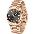 Invicta Women's Watch - Celestial Quartz Charcoal Dial Rose Gold Bracelet | 69186