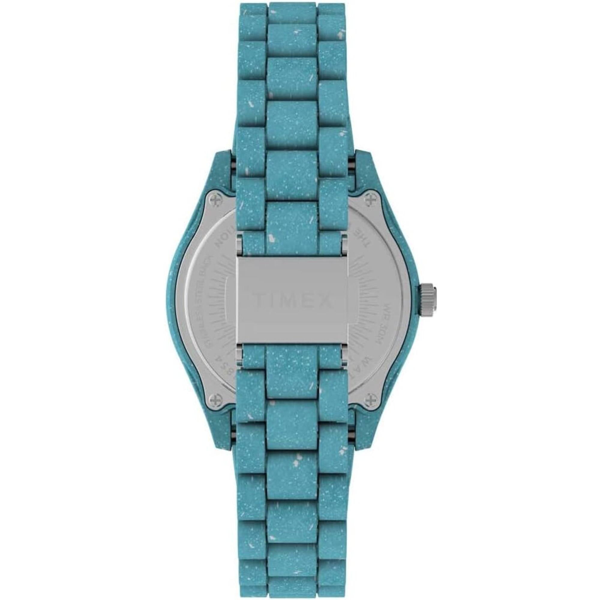 Timex Women's Watch - Waterbury Ocean Quartz Blue Dial Resin Bracelet | TW2V33200JR