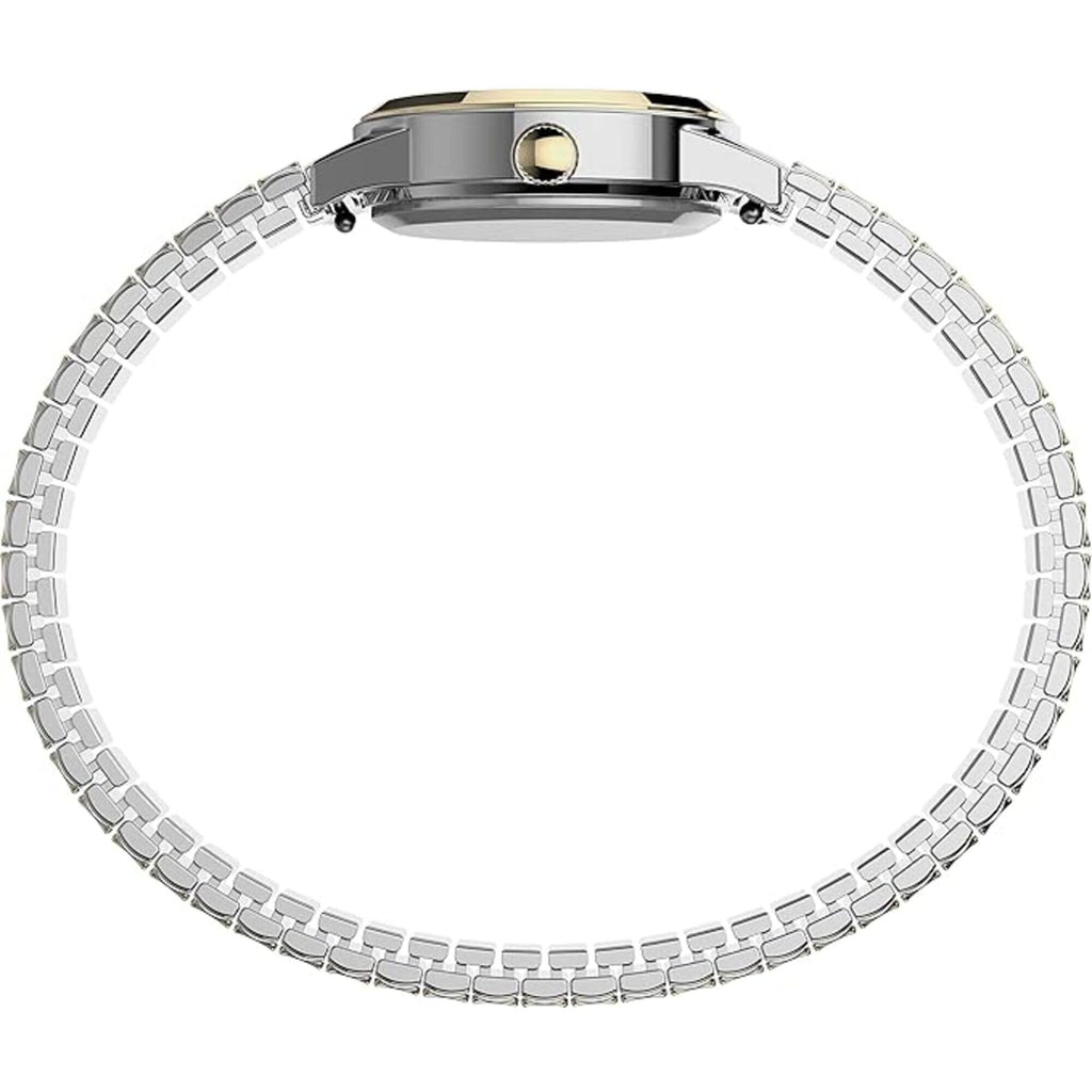 Timex Women's Watch - Quartz White Dial Two Tone Steel Expansion Band | TWG027800NG