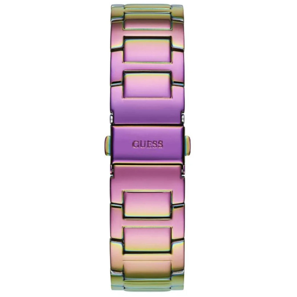 Guess Women's Analog Watch - Quartz Silver Tone Dial Iridescent Bracelet | GW0044L1