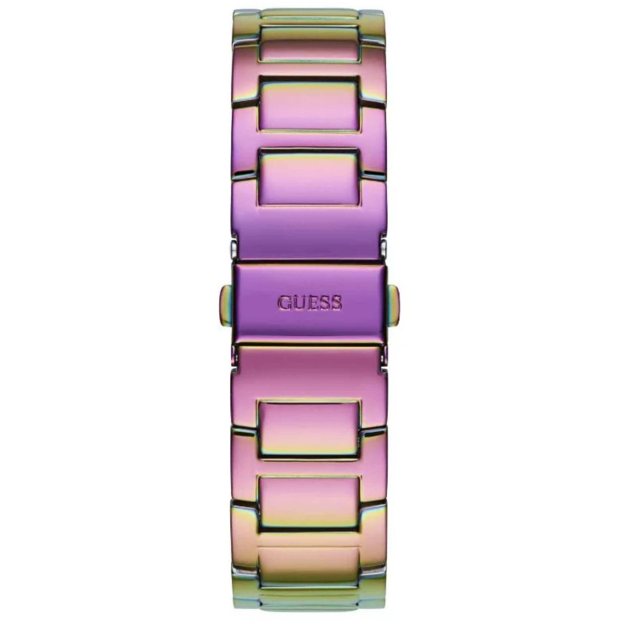 Guess Women's Analog Watch - Quartz Silver Tone Dial Iridescent Bracelet | GW0044L1