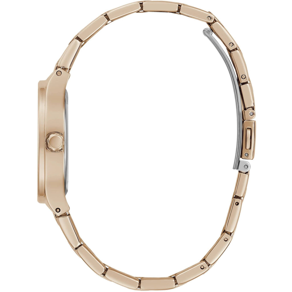 Guess Women's Analog Watch - Eve Quartz Rose Gold Tone Dial Steel Bracelet | GW0615L3