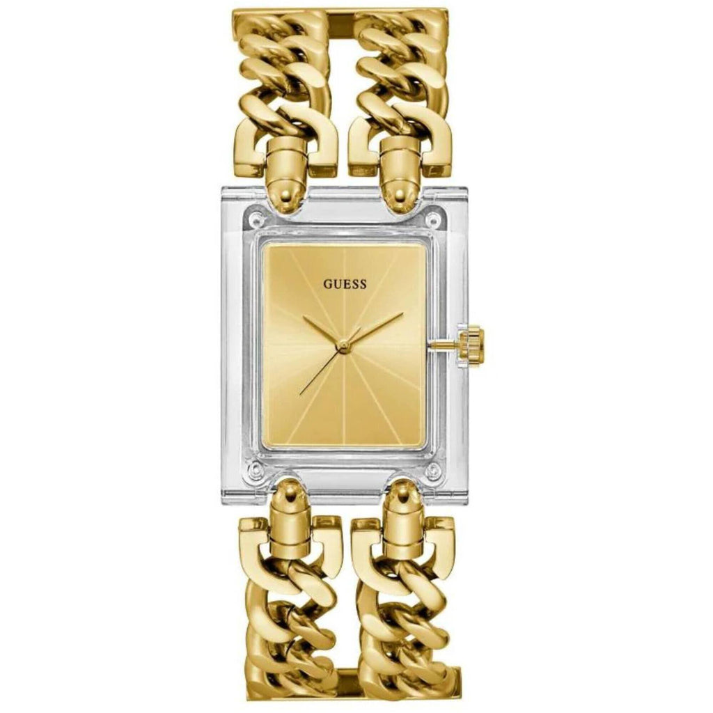 Guess Women's Watch - Quartz Champagne Dial Yellow Gold Steel Bracelet | GW0669L1