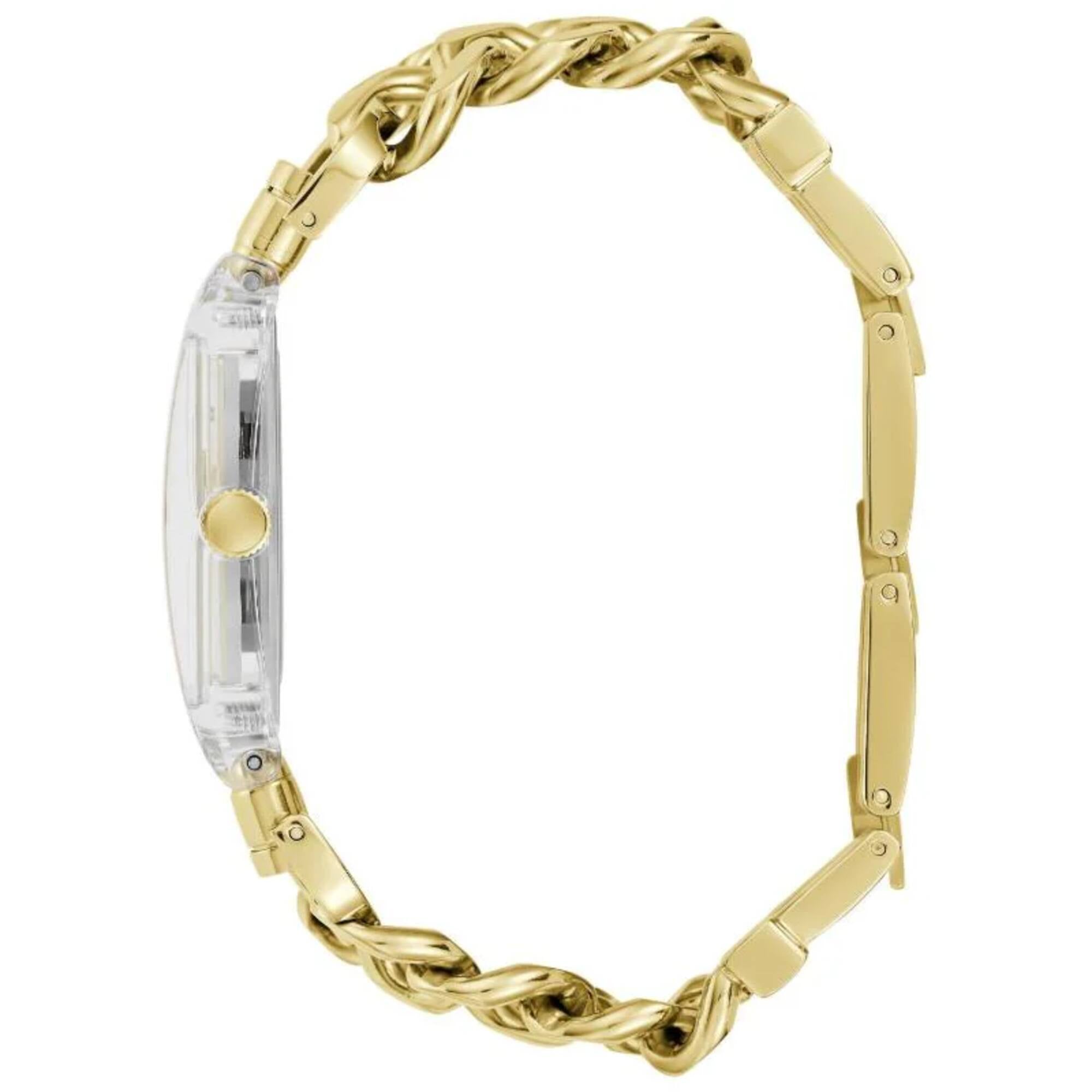 Guess Women's Watch - Quartz Champagne Dial Yellow Gold Steel Bracelet | GW0669L1