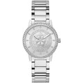 Guess Women's Analog Watch - Quartz Silver Tone Dial Silver Tone Bracelet | GW0747L1