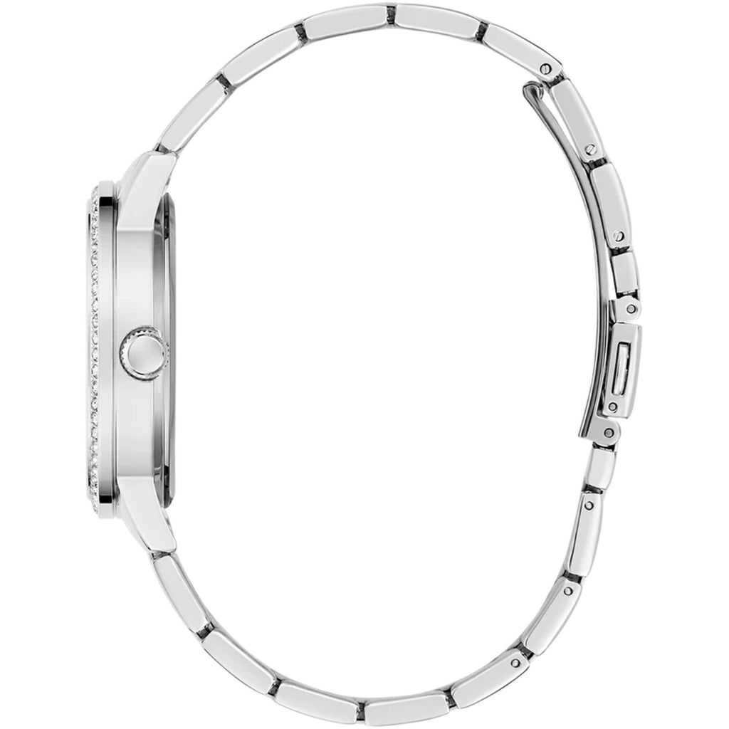 Guess Women's Analog Watch - Quartz Silver Tone Dial Silver Tone Bracelet | GW0747L1