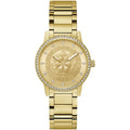 Guess Women's Watch - Quartz Champagne Dial Yellow Gold Steel Bracelet | GW0747L2