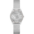 Guess Women's Watch - Quartz Silver Dial Stainless Steel Mesh Bracelet | GW0748L1