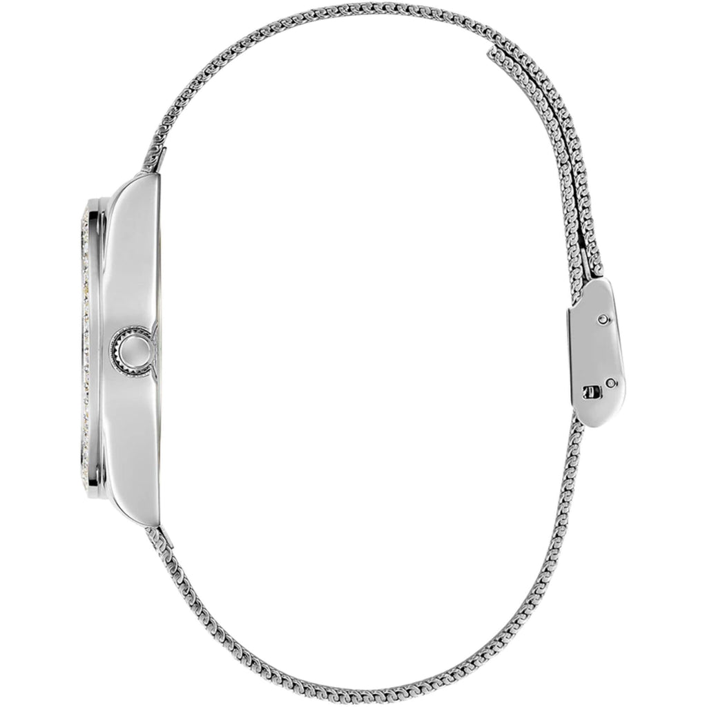 Guess Women's Watch - Quartz Silver Dial Stainless Steel Mesh Bracelet | GW0748L1