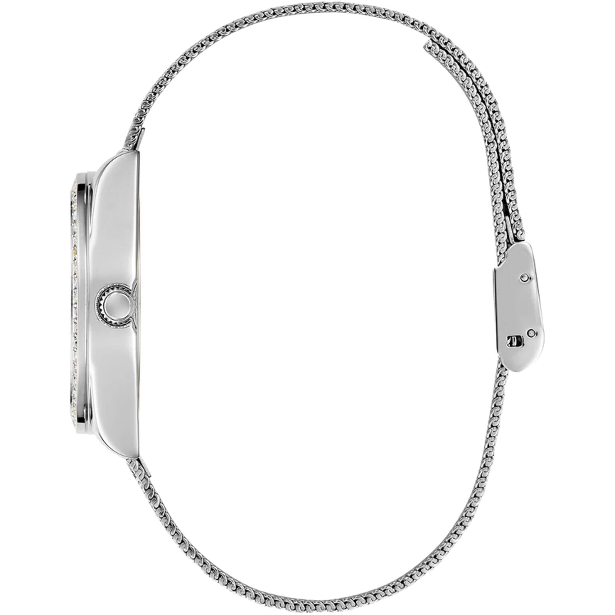 Guess Women's Watch - Quartz Silver Dial Stainless Steel Mesh Bracelet | GW0748L1