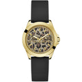 Guess Women's Watch - Quartz Brown, Black and White Dial Silicone Strap | GW0749L2