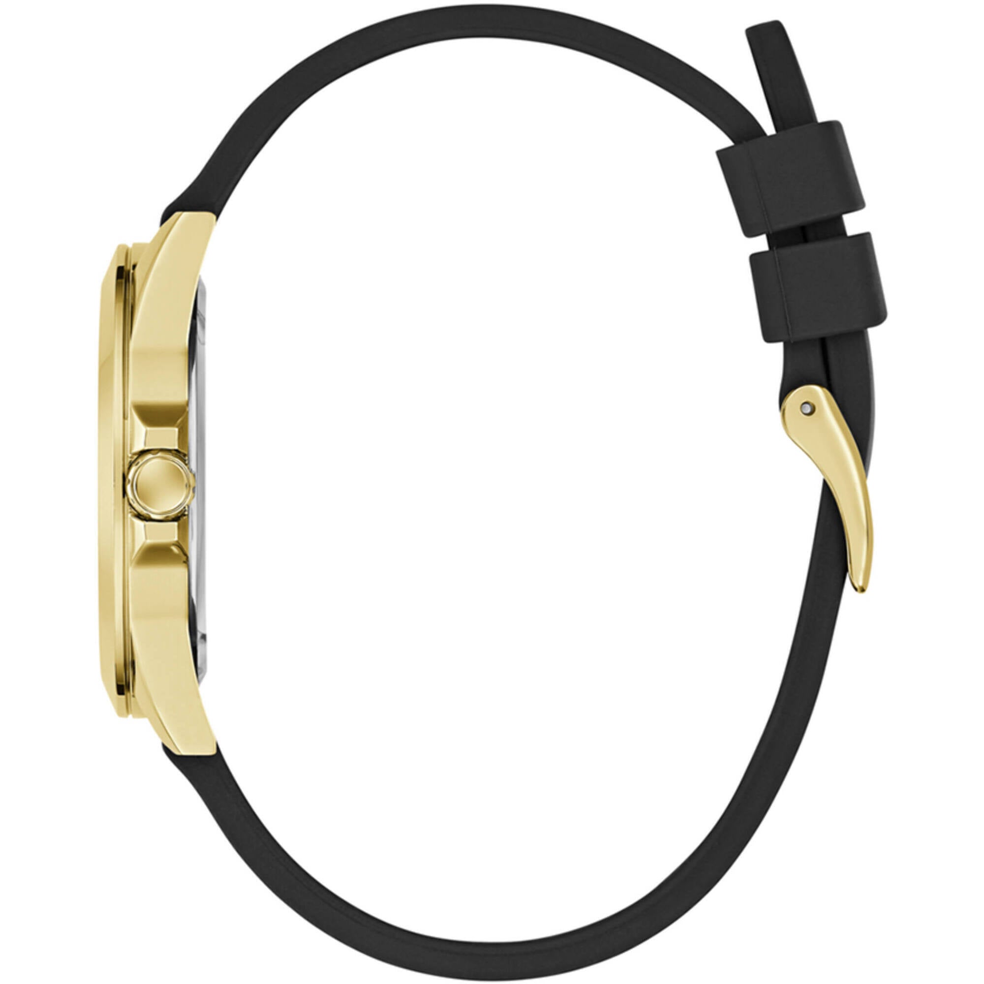 Guess Women's Watch - Quartz Brown, Black and White Dial Silicone Strap | GW0749L2