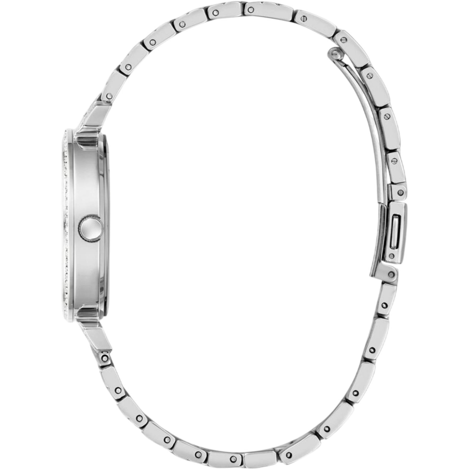 Guess Women's Analog Watch - Quartz Silver Dial Stainless Steel Bracelet | GW0763L1