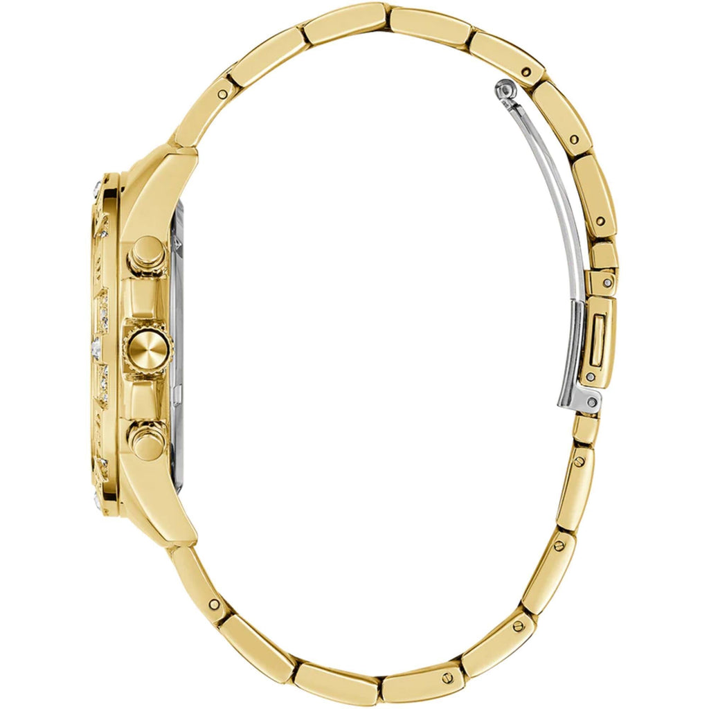 Guess Women's Watch - Quartz Champagne Dial Yellow Gold Bracelet Date-Day | GW0771L2