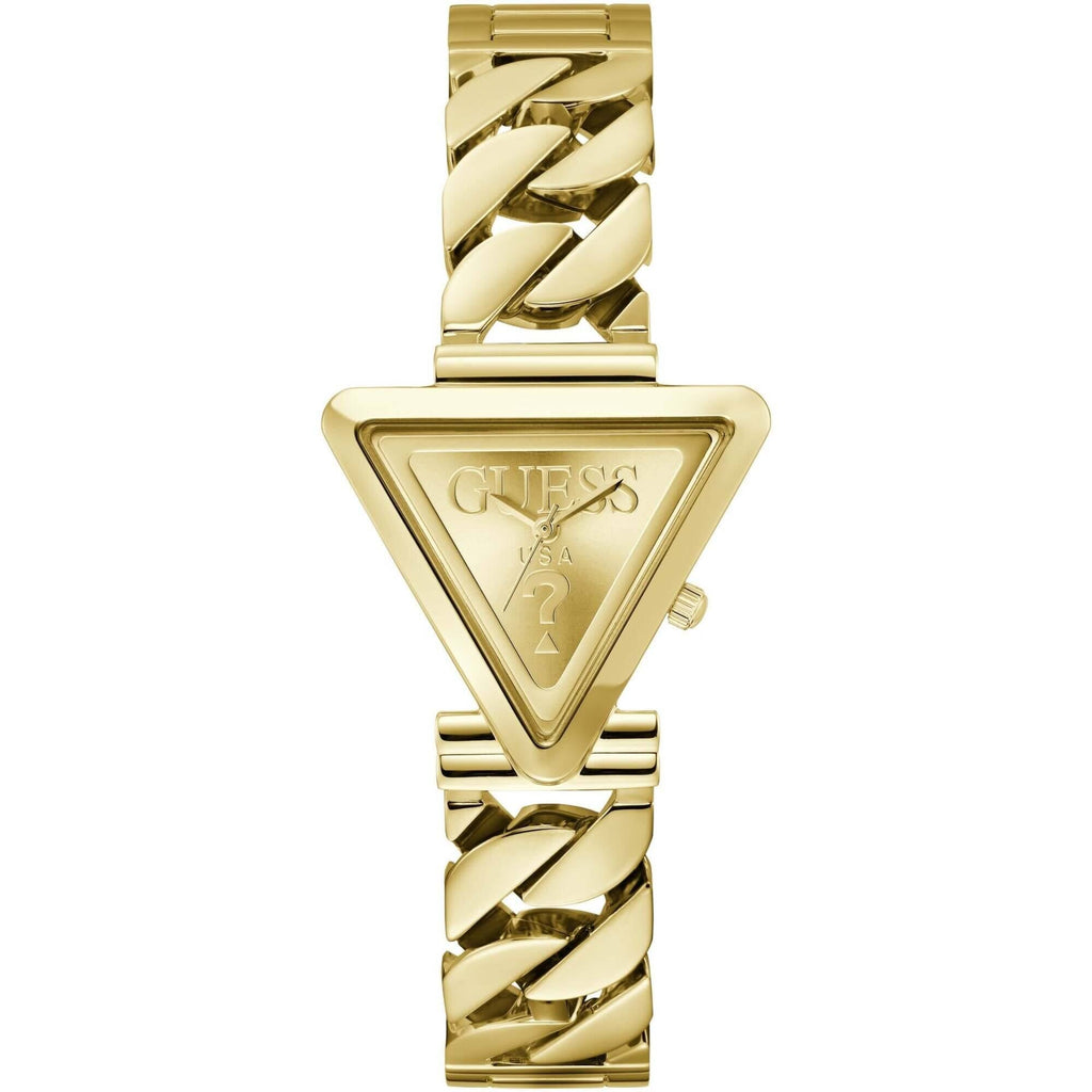 Guess Women's Watch - Fame Quartz Champagne Dial Yellow Gold Bracelet | GW0859L2