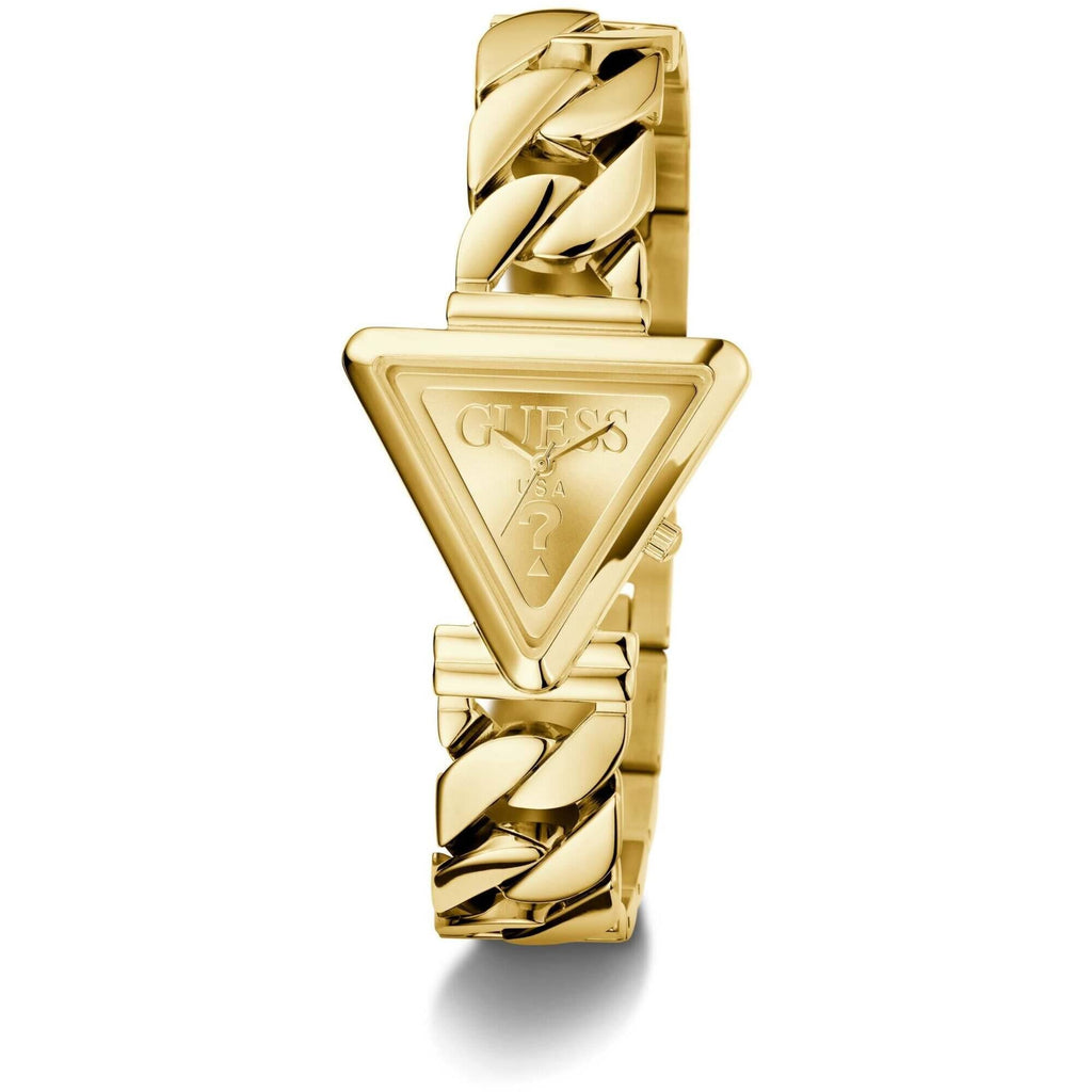 Guess Women's Watch - Fame Quartz Champagne Dial Yellow Gold Bracelet | GW0859L2