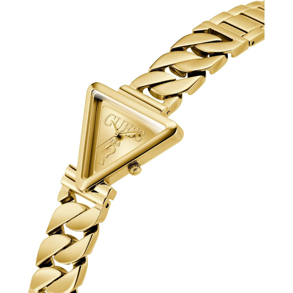 Guess Women's Watch - Fame Quartz Champagne Dial Yellow Gold Bracelet | GW0859L2