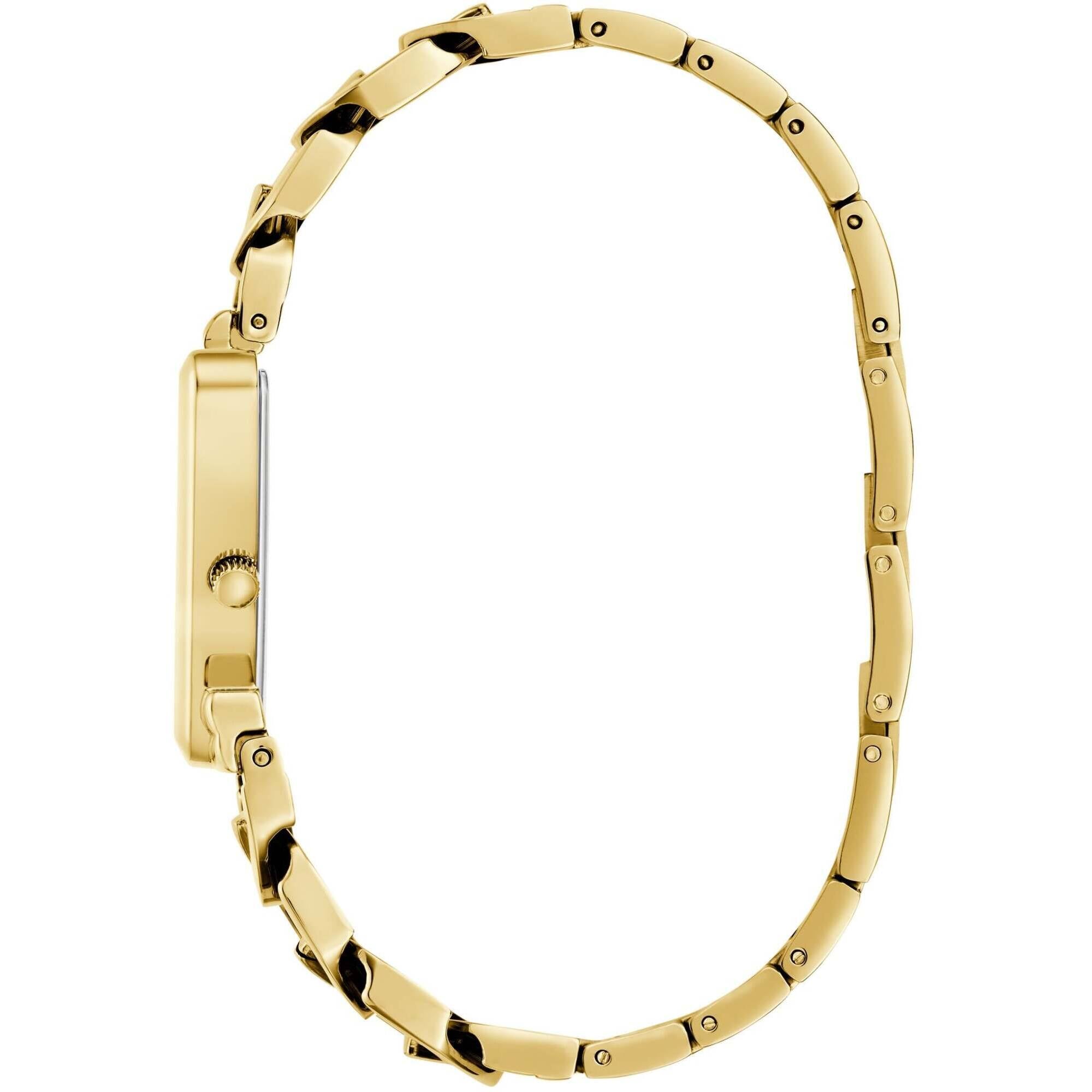 Guess Women's Watch - Fame Quartz Champagne Dial Yellow Gold Bracelet | GW0859L2