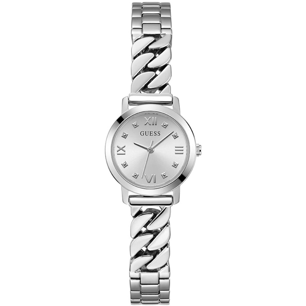 Guess Women's Watch - Chime Silver Tone Dial Stainless Steel Bracelet | GW0867L1
