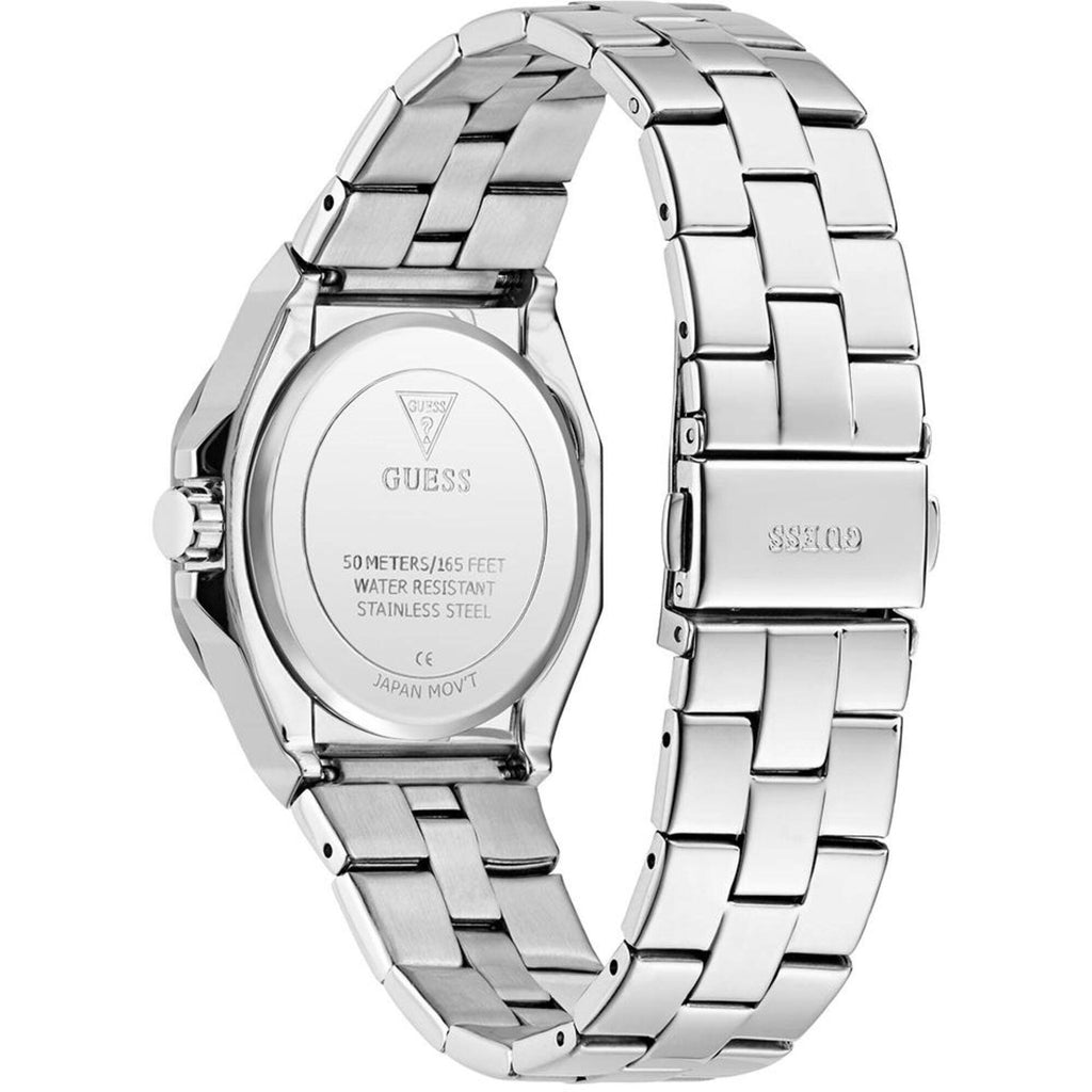 Guess Women's Watch - Empress Quartz Ice Blue Dial Silver Tone Bracelet | GW0873L1