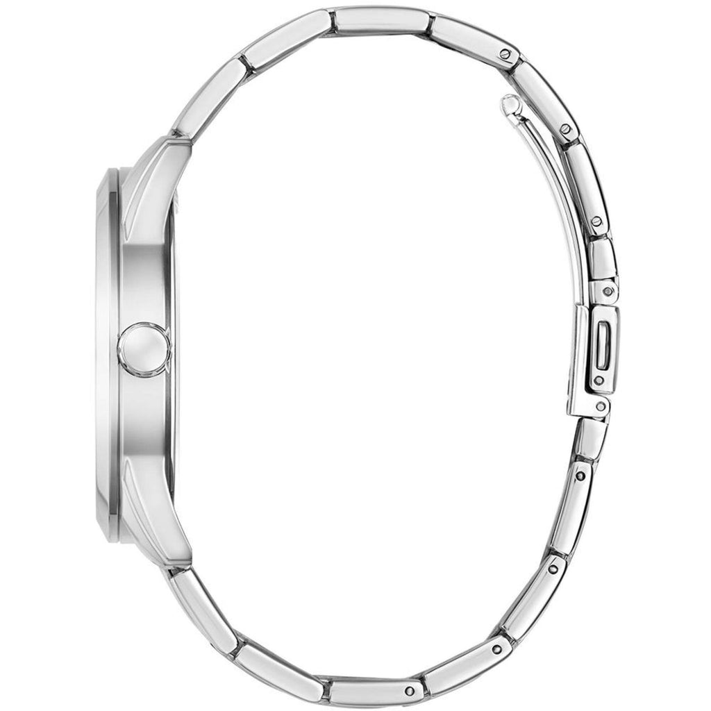Guess Women's Watch - Elliot Blue Dial TT Silver Tone, Rose Gold Bracelet | GW0893G2
