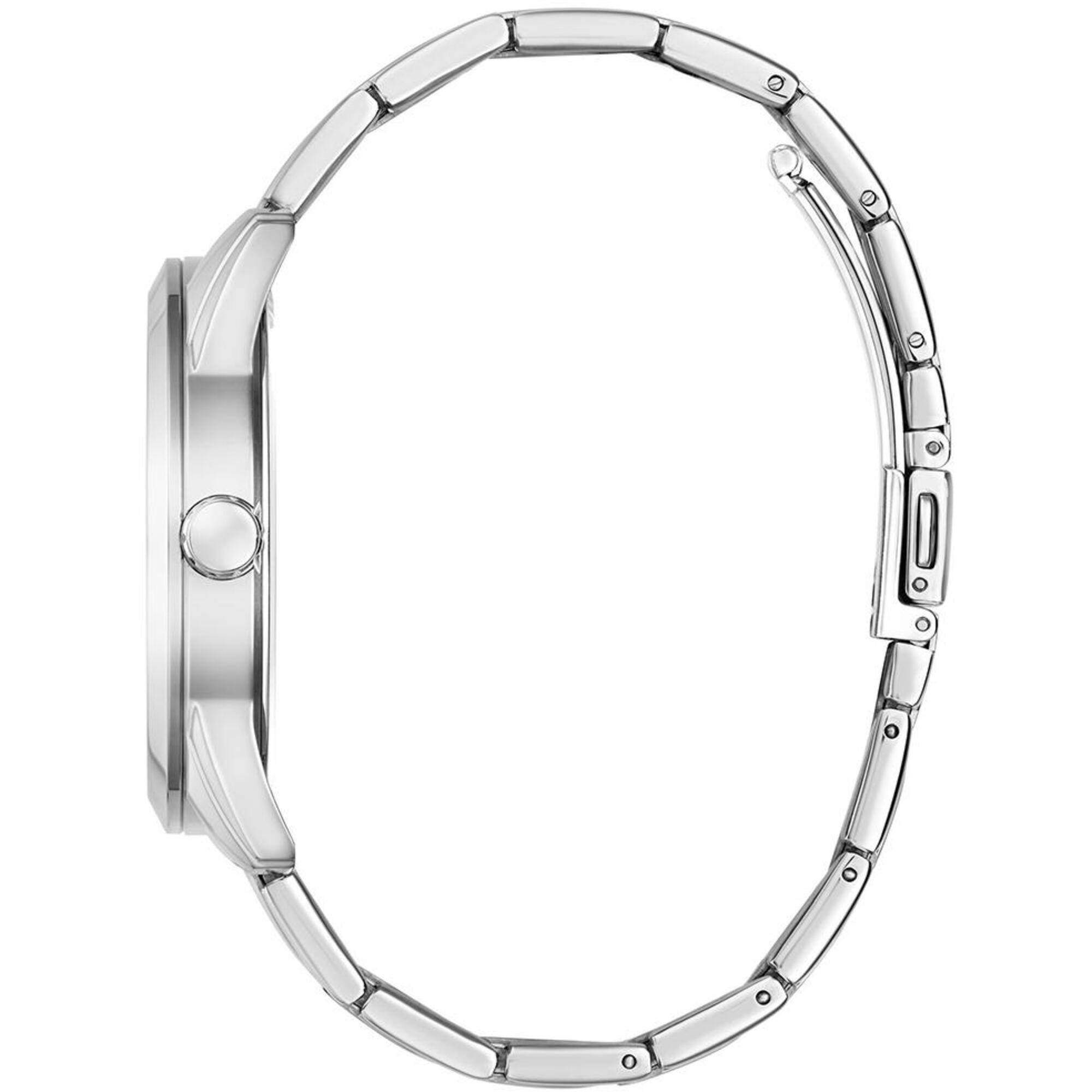 Guess Women's Watch - Elliot Blue Dial TT Silver Tone, Rose Gold Bracelet | GW0893G2