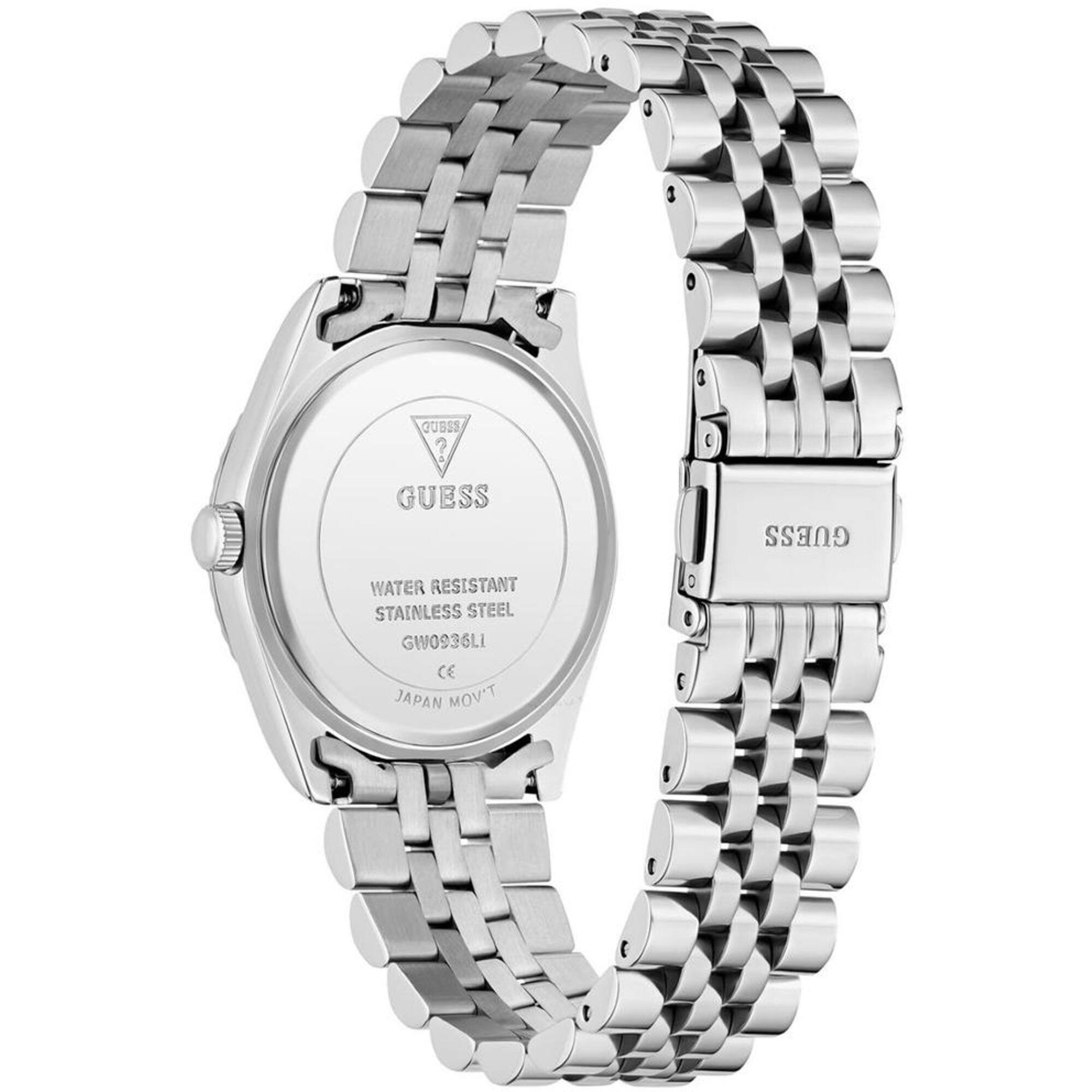 Guess Women's Watch - Jada Ice Blue Dial Stainless Steel Bracelet Crystal | GW0936L1