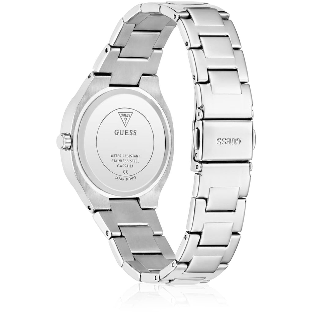 Guess Women's Watch - Electra Quartz Crystal Bezel Stainless Steel Bracelet | GW0941L1