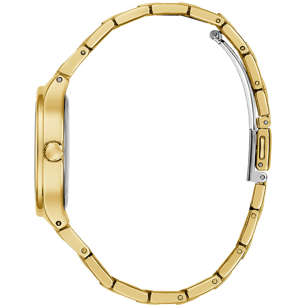 Guess Women's Watch - Electra Quartz Crystal Bezel Yellow Gold Bracelet | GW0941L2