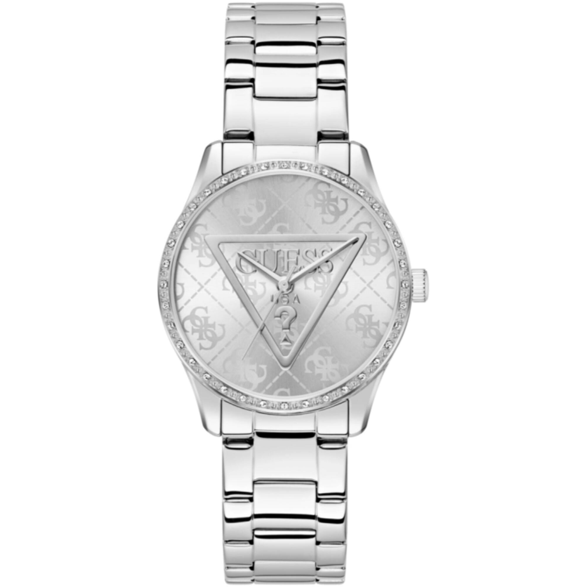Guess Women's Watch - Quartz Silver Tone Dial Stainless Steel Bracelet | GW0987L1