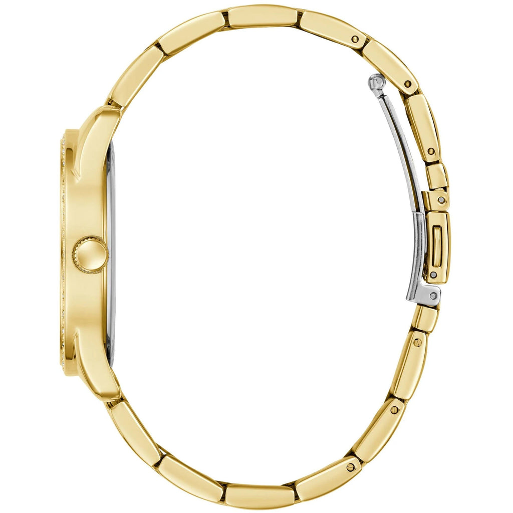 Guess Women's Watch - Quartz Gold Tone Dial Stainless Steel Bracelet  | GW0987L2