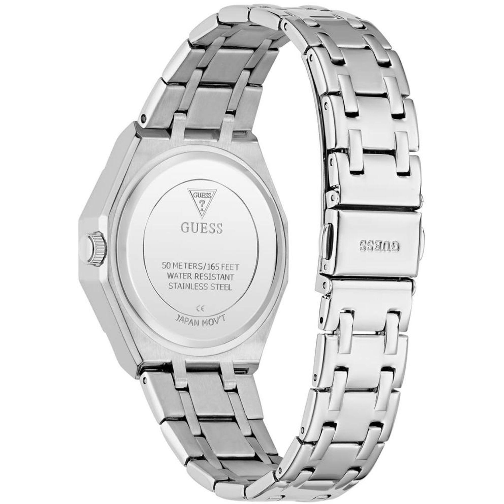 Guess Women's Watch - Quartz Ice Blue Dial Stainless Steel Bracelet Date | GW1009L1