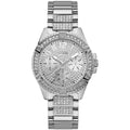 Guess Women's Watch - Quartz Silver Tone Dial Stainless Steel Bracelet  | W1156L1