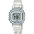 Casio Women's Watch - Chronograph Digital Dial Transparent Resin Strap LA-20WHS-7ACF
