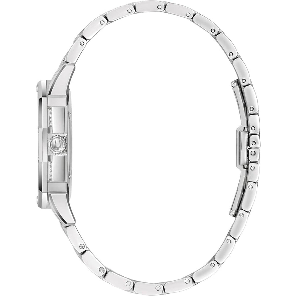 Bulova Women's Watch Octava Silver Tone Steel and Crystal Bracelet | 96L305