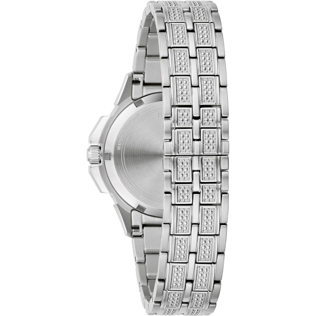 Bulova Women's Watch Octava Silver Tone Steel and Crystal Bracelet | 96L305