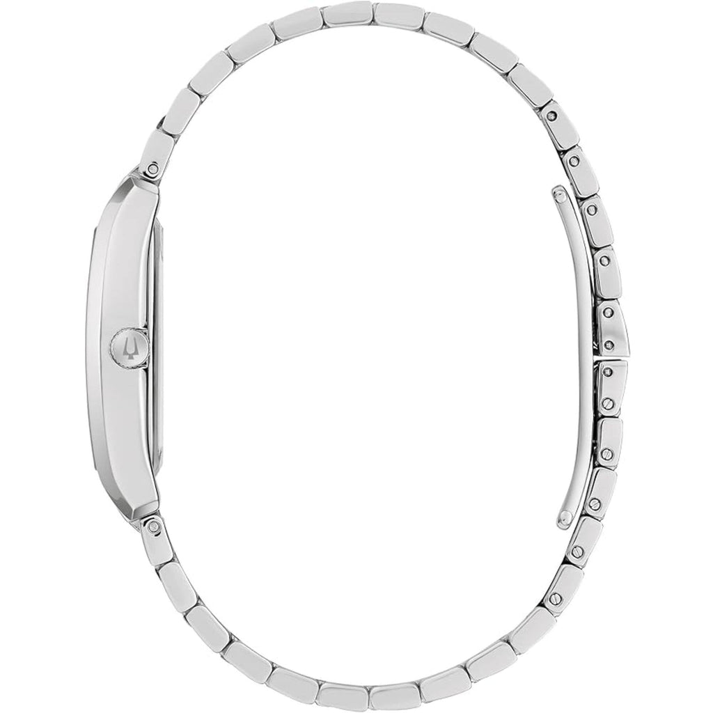 Bulova Women's Watch - Diamond Silver Tone Dial Stainless Steel Bracelet | 96P232