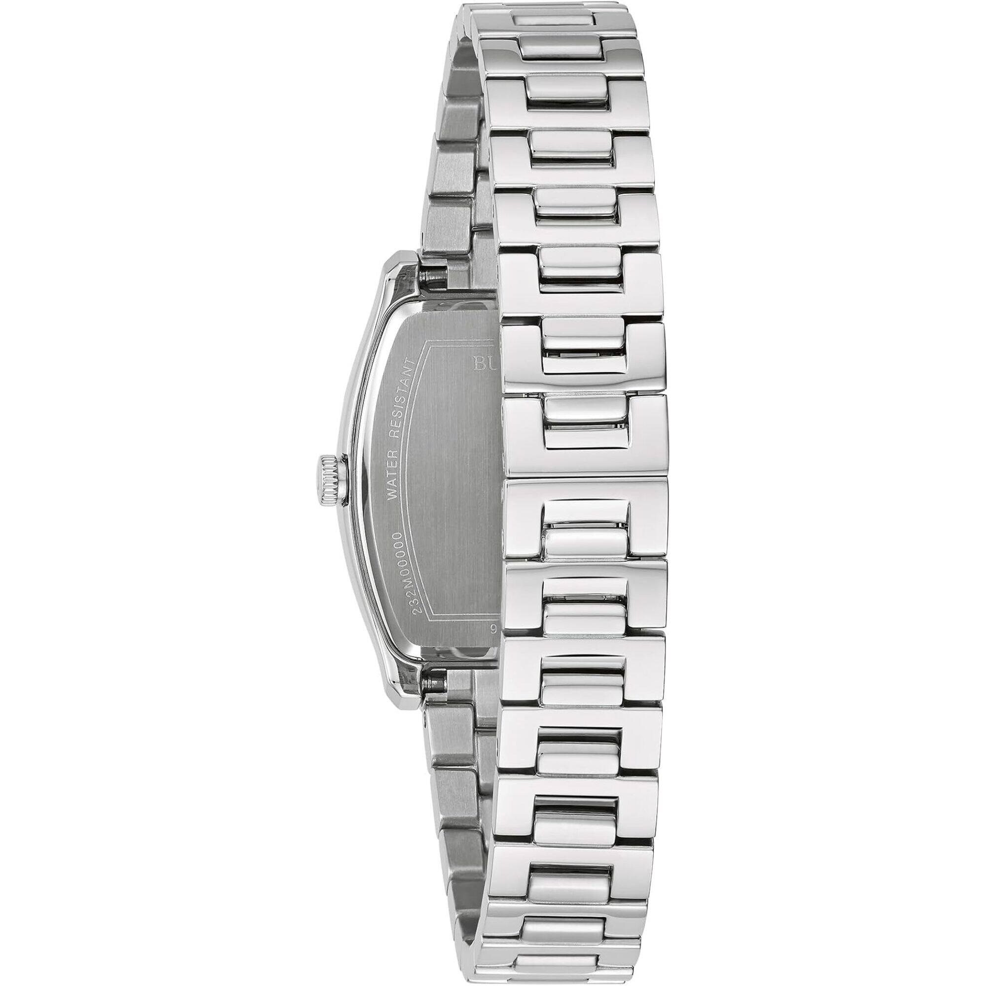 Bulova Women's Watch - Diamond Silver Tone Dial Stainless Steel Bracelet | 96P232