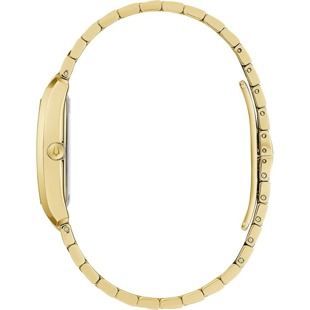 Bulova Women's Watch - Diamond Champagne Dial Yellow Gold Bracelet | 97P160