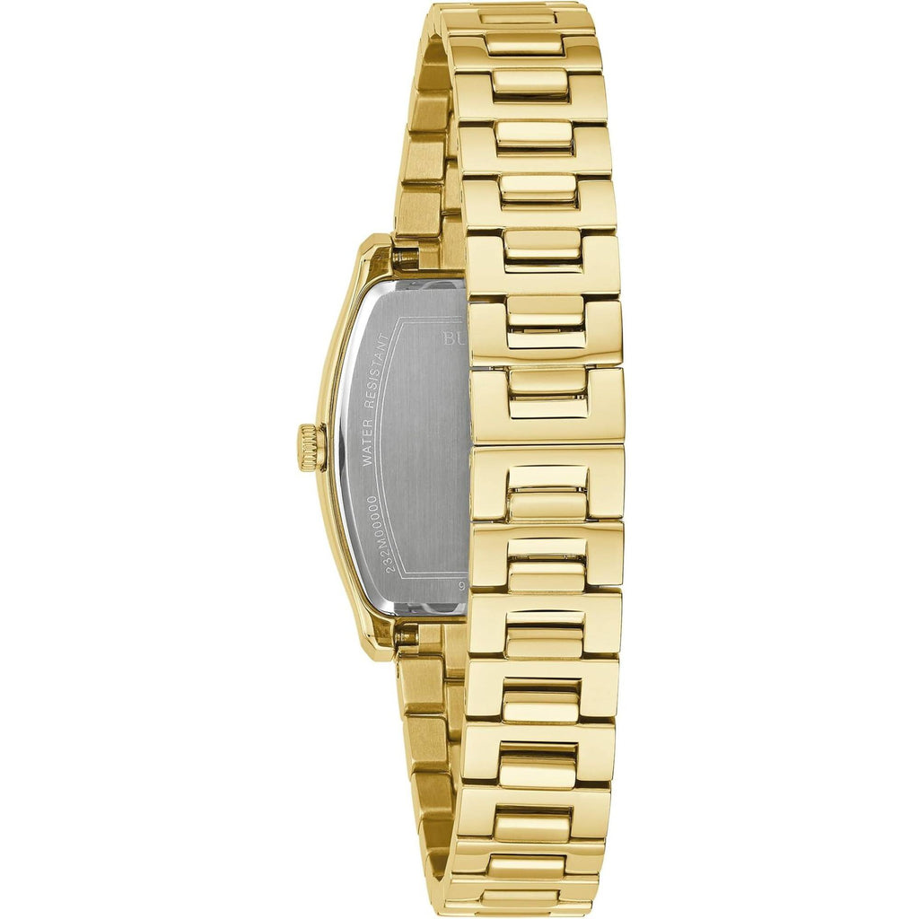 Bulova Women's Watch - Diamond Champagne Dial Yellow Gold Bracelet | 97P160