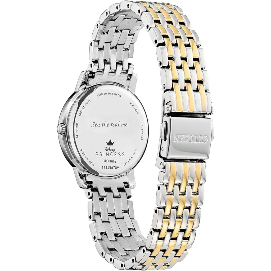 Citizen Women's Watch - Disney Ariel Eco Drive Two Tone Steel Diamond | EX1499-50W