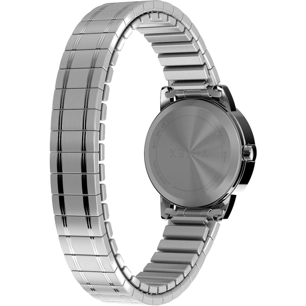 Timex Women's Watch - Easy Reader Quartz White Dial Silver Bracelet | TW2W52300JT