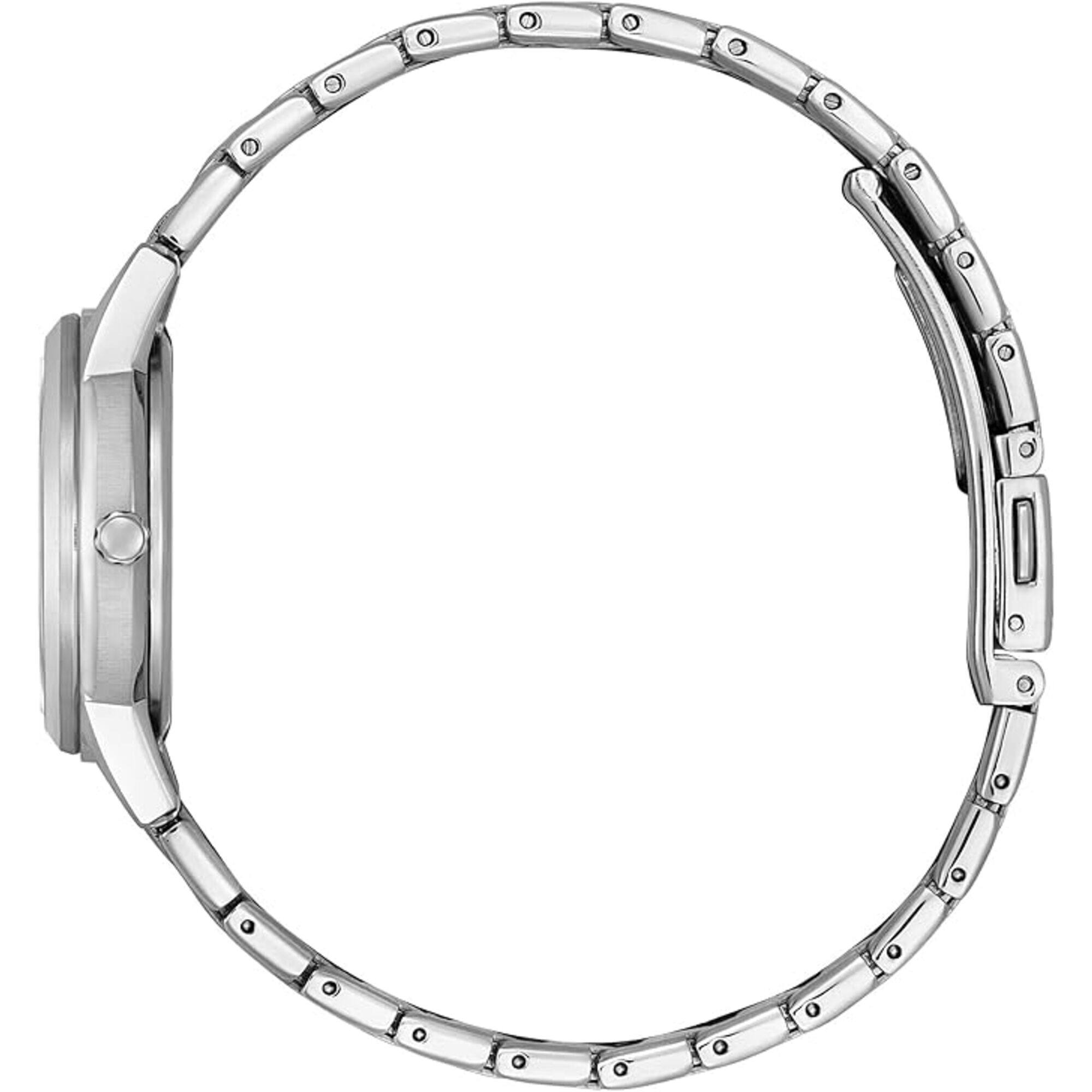 Citizen Women's Watch - Eco-Drive White Dial Silver Bracelet Diamond | FE1240-57A