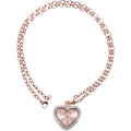 Invicta Women's Necklace Watch - Mini Angel Heart Shape Crystals Steel Pendant | 49939